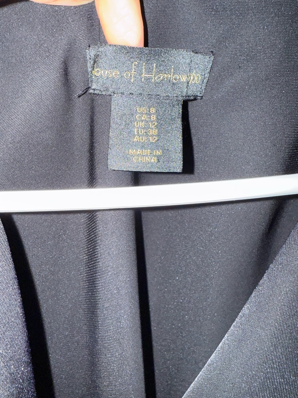 House of Harlow 1960: Black Draped Halter Wide-Leg pants set - Picture 5 of 14